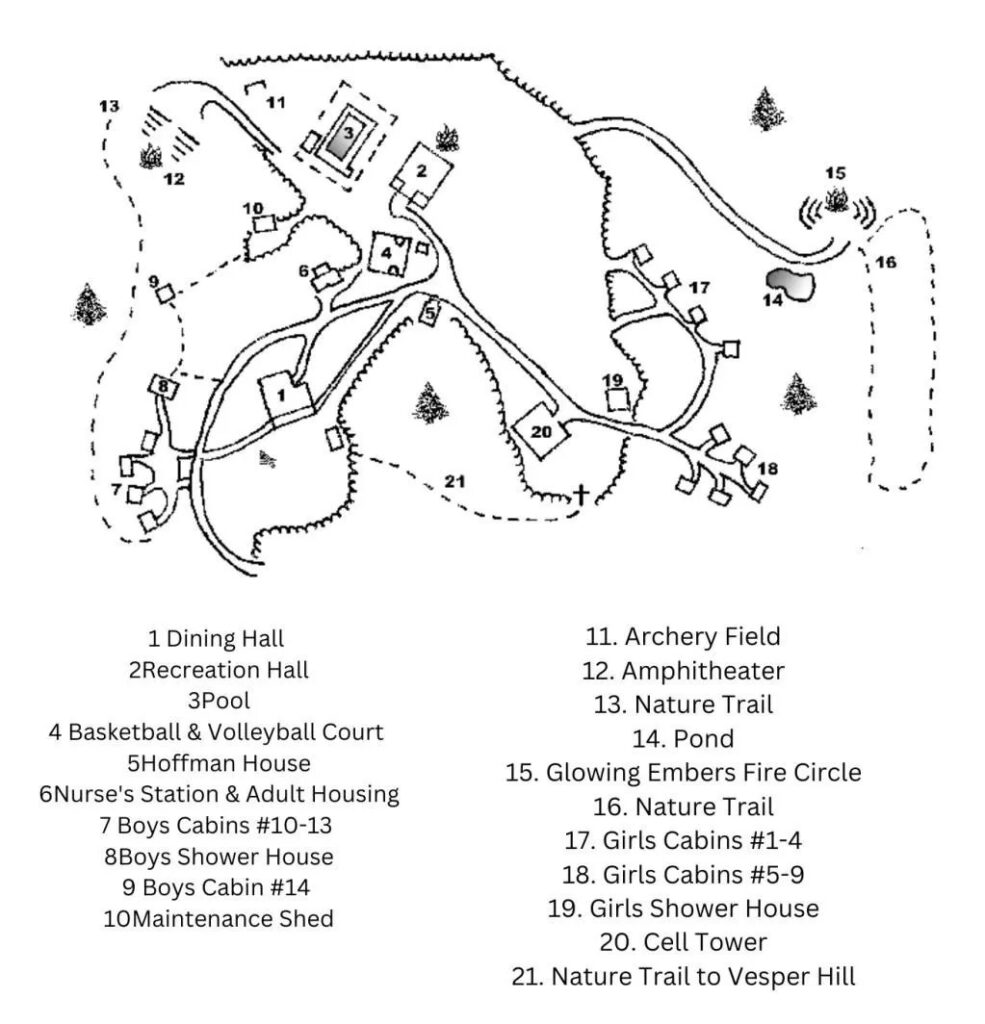 Camp Graham Map