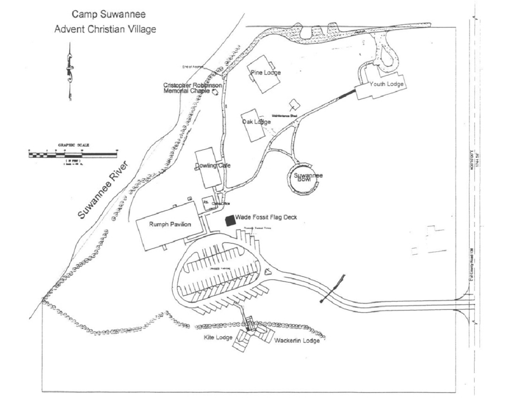 Camp Suwannee Map